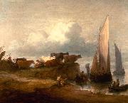 Thomas Gainsborough A Coastal Landscape oil on canvas